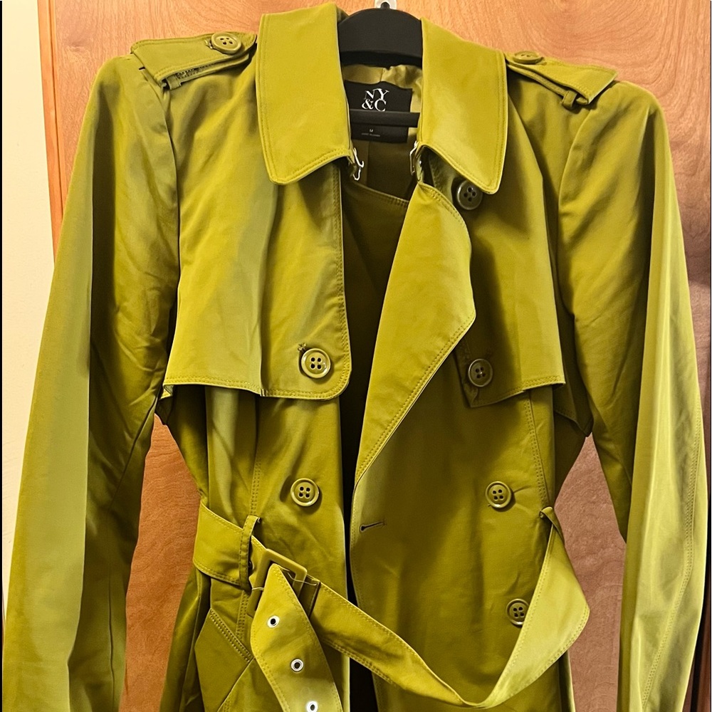 Double-Breasted City Trench Coat.